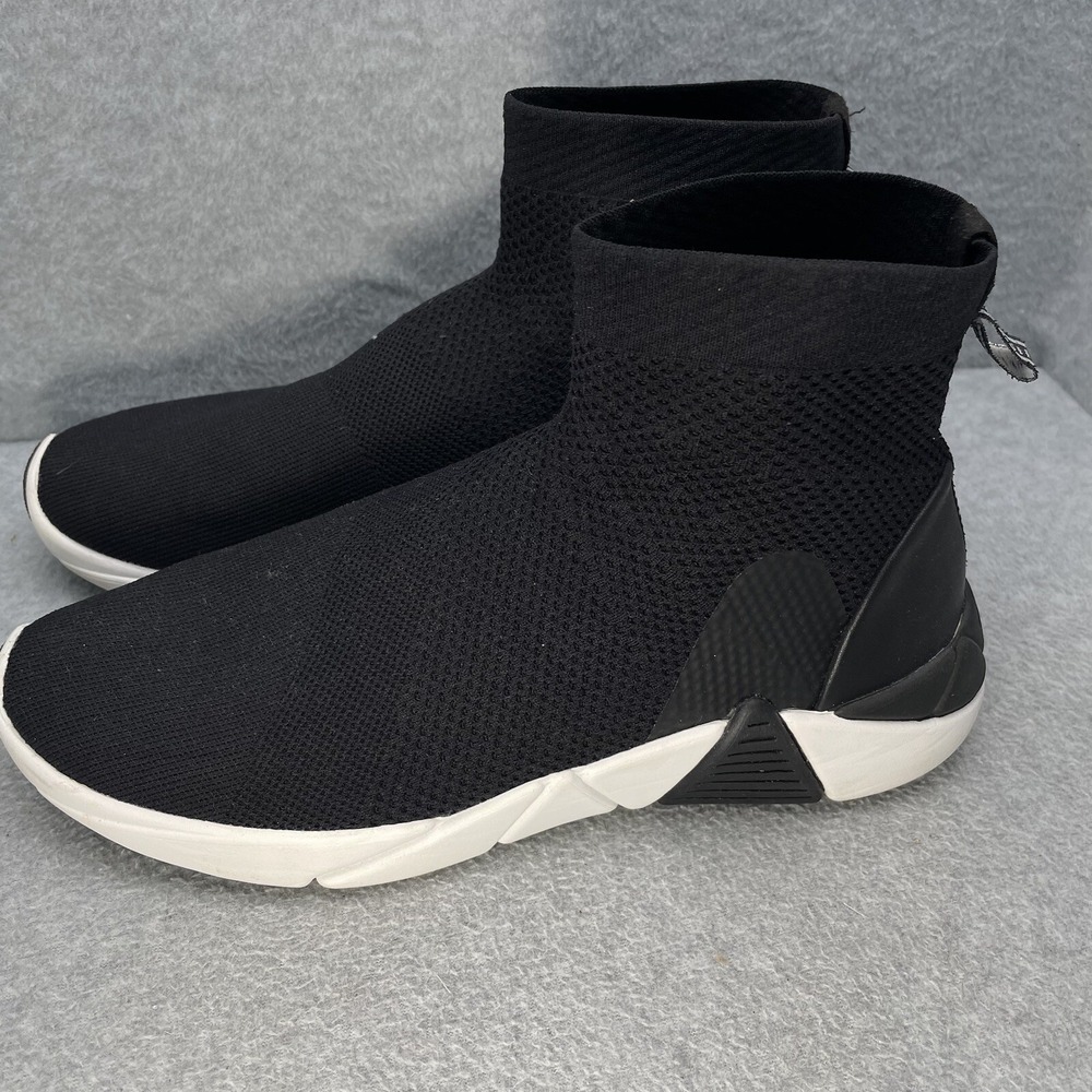 Mark Nason Women's A-Line Daze Size 8.5 Black Knit High Top Slip On Sneakers - Picture 1 of 9